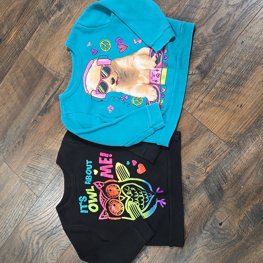 Garanimals Toddler Girls Graphic Fleece Sweatshirt Bundle